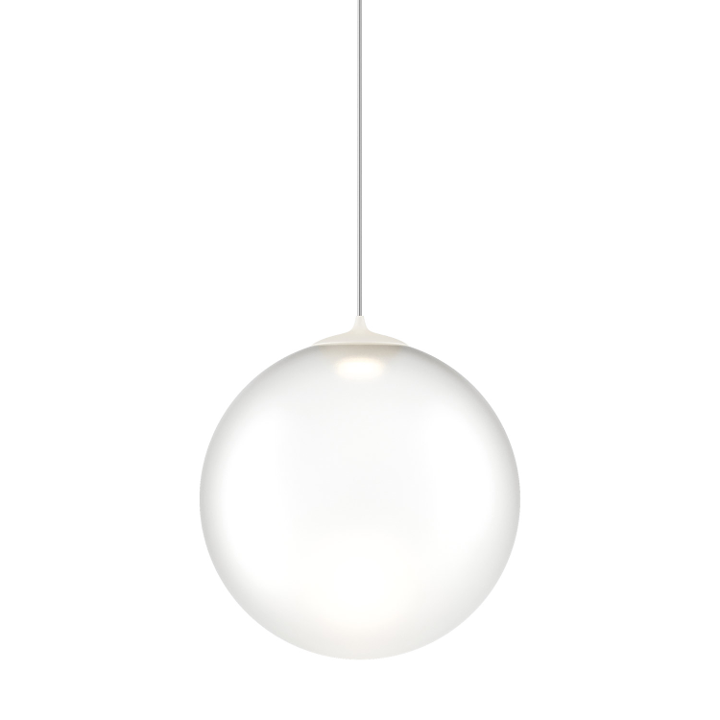 Random Solo 23 Sospensione LED  in vetro con cavo trasparente
