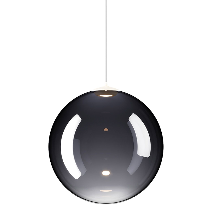 Random Solo 28 Sospensione LED  in vetro con cavo trasparente