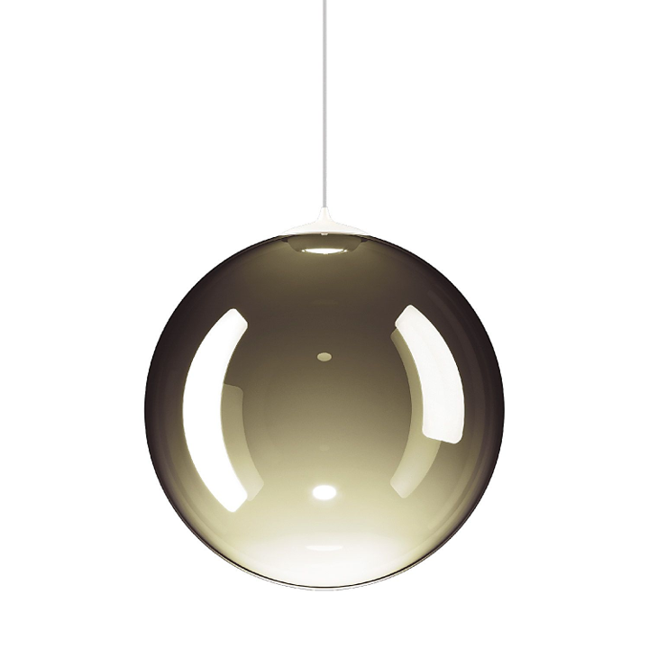 Random Solo 28 Sospensione LED  in vetro con cavo trasparente