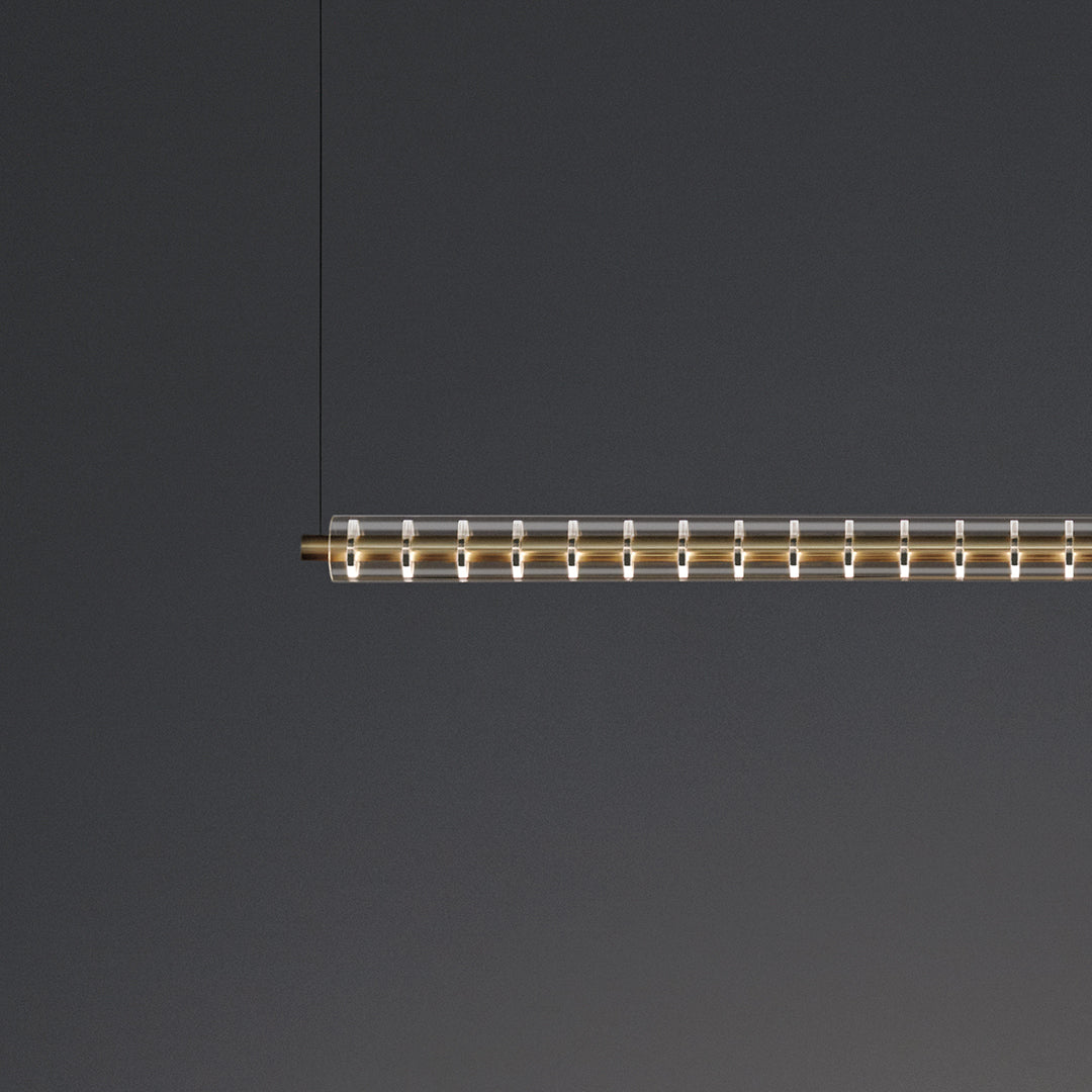 Loop 1300 2M Lampadario sospensione led dimer dali Oro Spazzolato