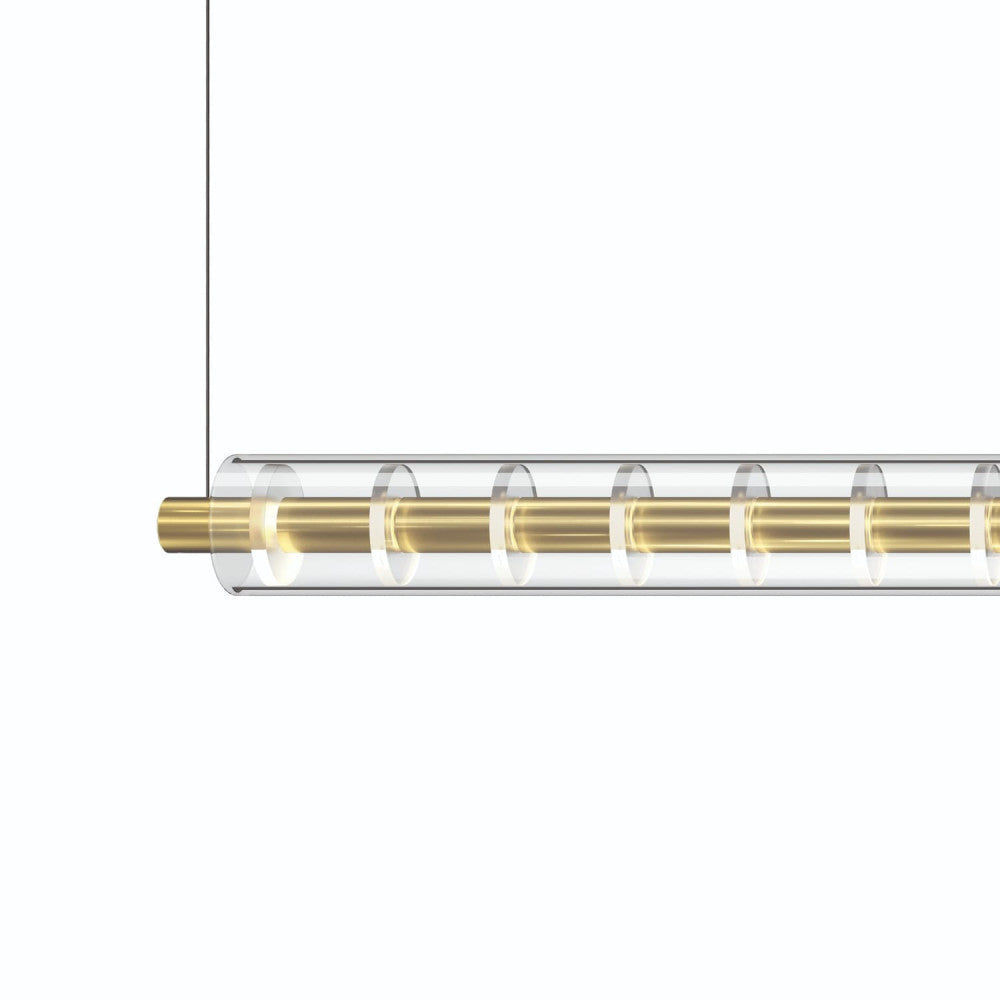 Loop 1300 2M Lampadario sospensione led dimer dali Oro Spazzolato