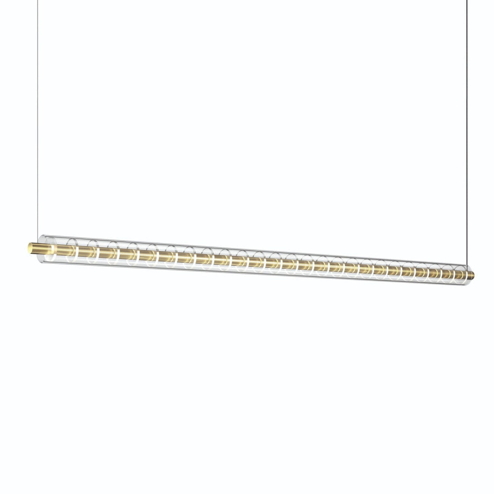 Loop 1300 2M Lampadario sospensione led dimer dali Oro Spazzolato