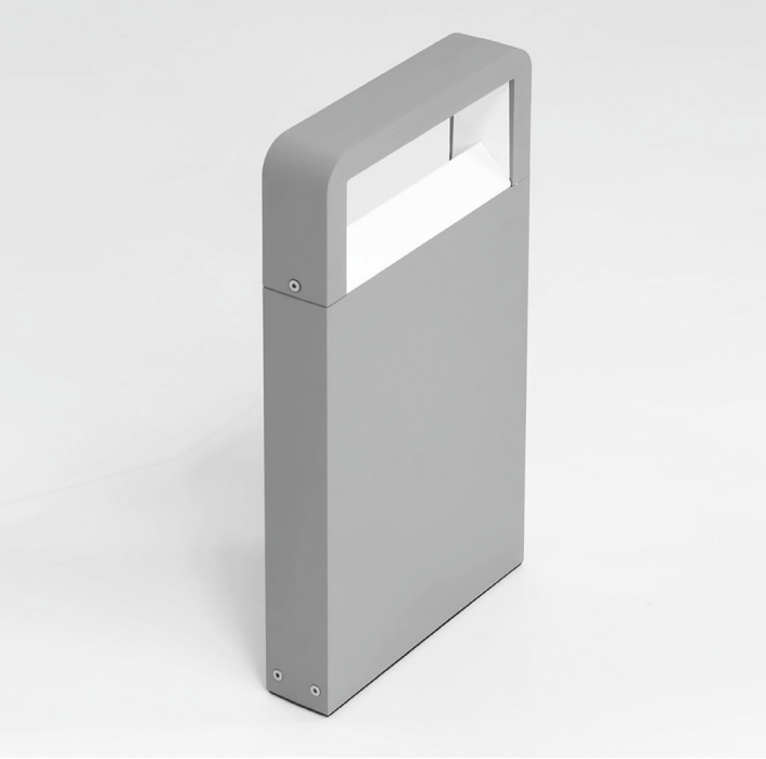 Metoo Bollard H40 cm. Lampada da terra Led per esterno in alluminio pressofuso IP65