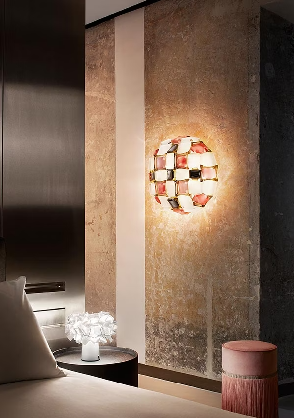 Mida Medium Lampada da parete soffitto Amber
