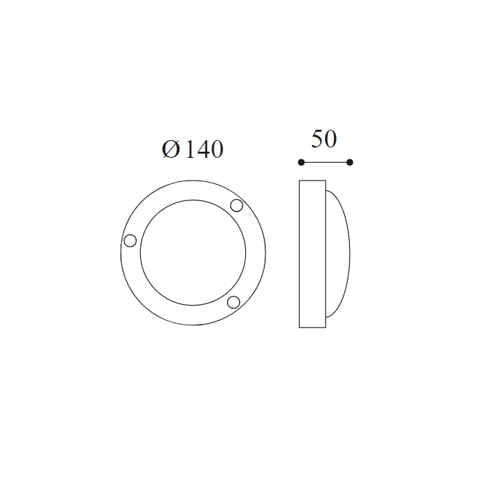 Cocci 188 lampada da parete per esterno in ottone