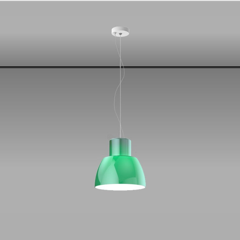 Lorosae Lampadario sospensione in vetro Ø20 cm. Rosemary Green