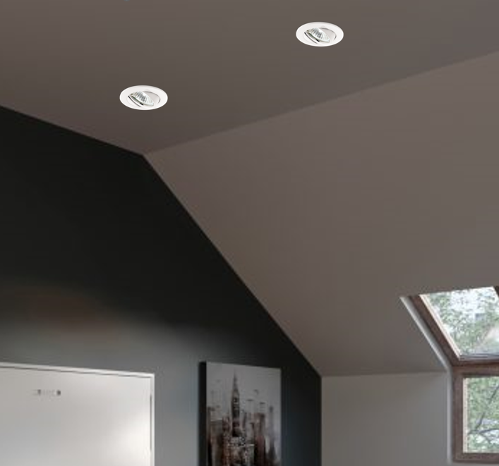 Swing fi Faretto Incasso per controsoffitto bianco