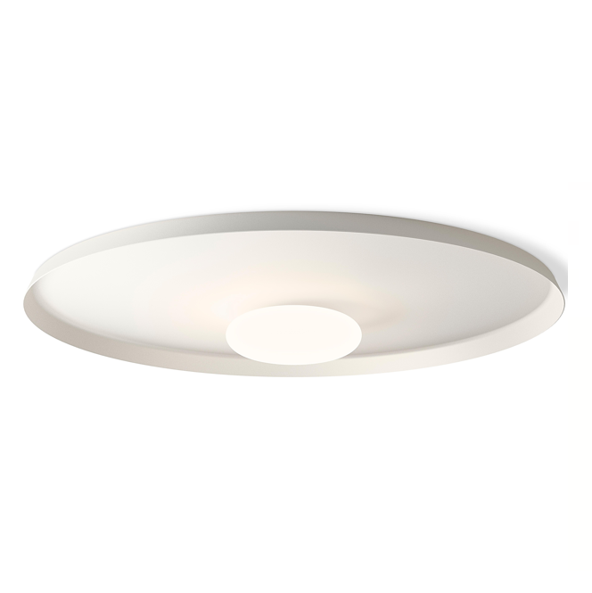 Top lampada da parete soffitto led in alluminio e vetro Ø 90 cm. Bianco Casambi