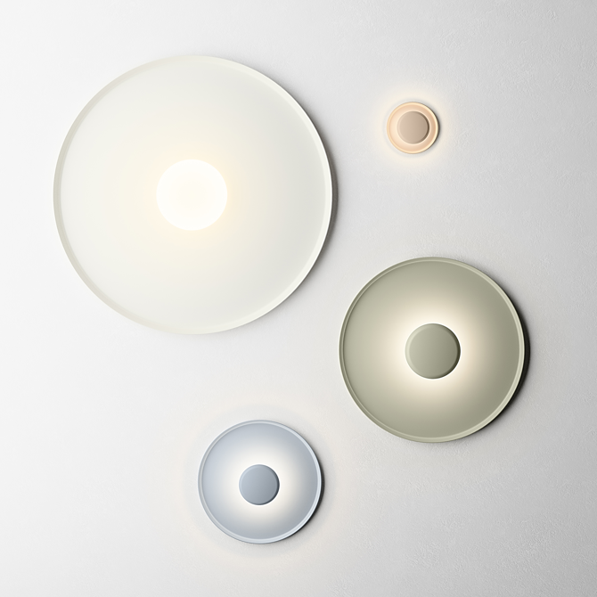 Top lampada da parete soffitto led in alluminio e vetro Ø 90 cm. Blue Casambi