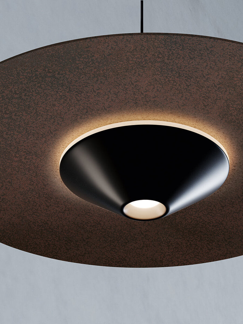 Ufo Sospensione Led diametro 35 cm. nero