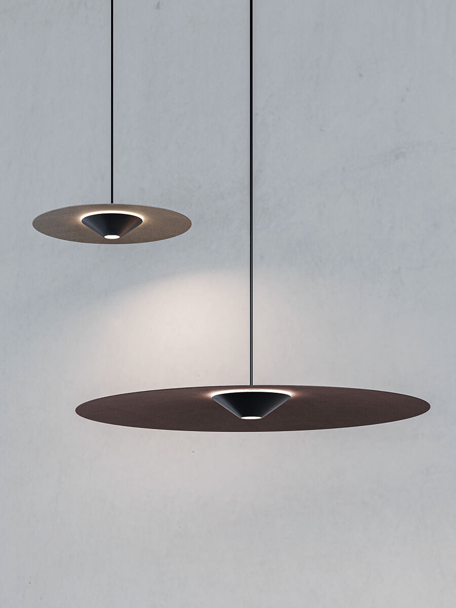 Ufo Sospensione Led diametro 35 cm. sabbia
