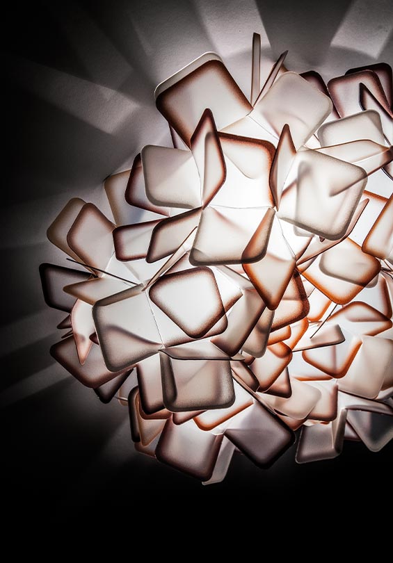 Clizia Ceiling/Wall Mini Pixel Lampada parete soffitto diametro 32 cm.