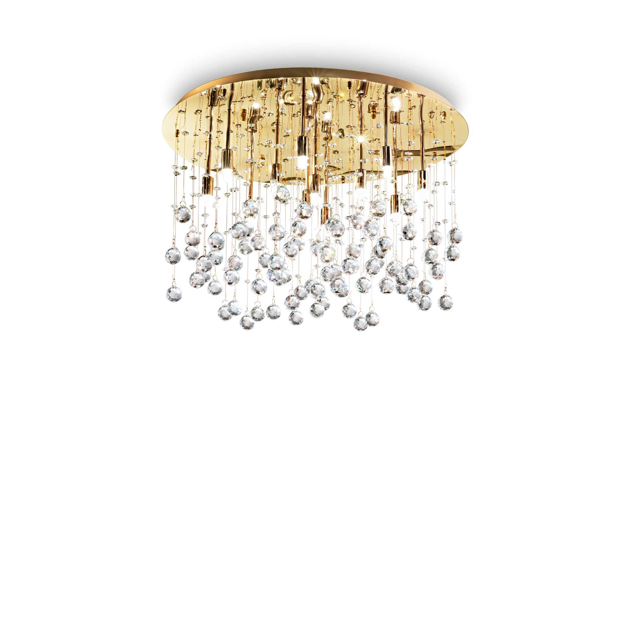 Moonlight pl12 Plafoniera lampada da soffitto in cristallo 60 cm.