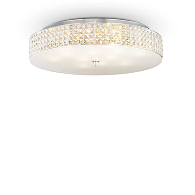 Roma pl12 Plafoniera lampada da soffitto in cristallo molato