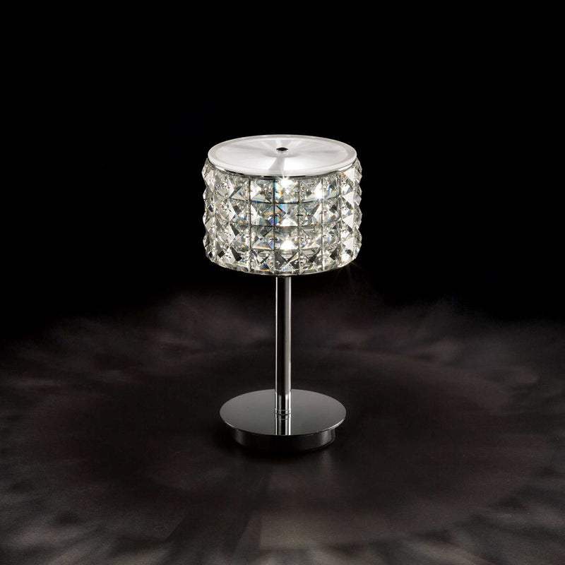 Roma tl1 Lume lampada da tavolo in cristallo molato