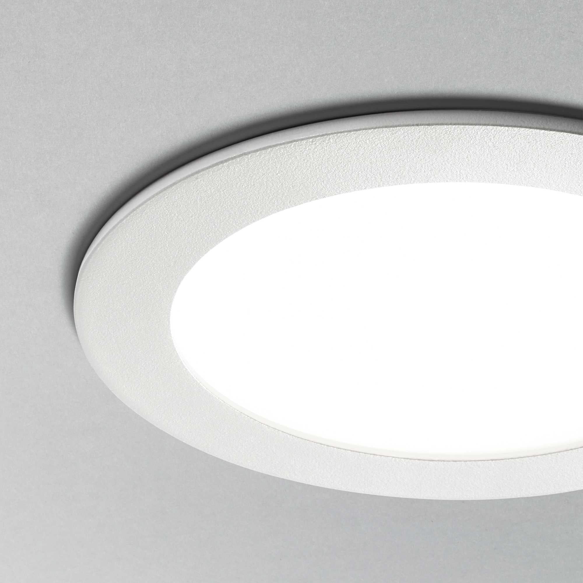 Groove fi 30w round 3000k Faretto incasso LED tondo bianco opaco IP20
