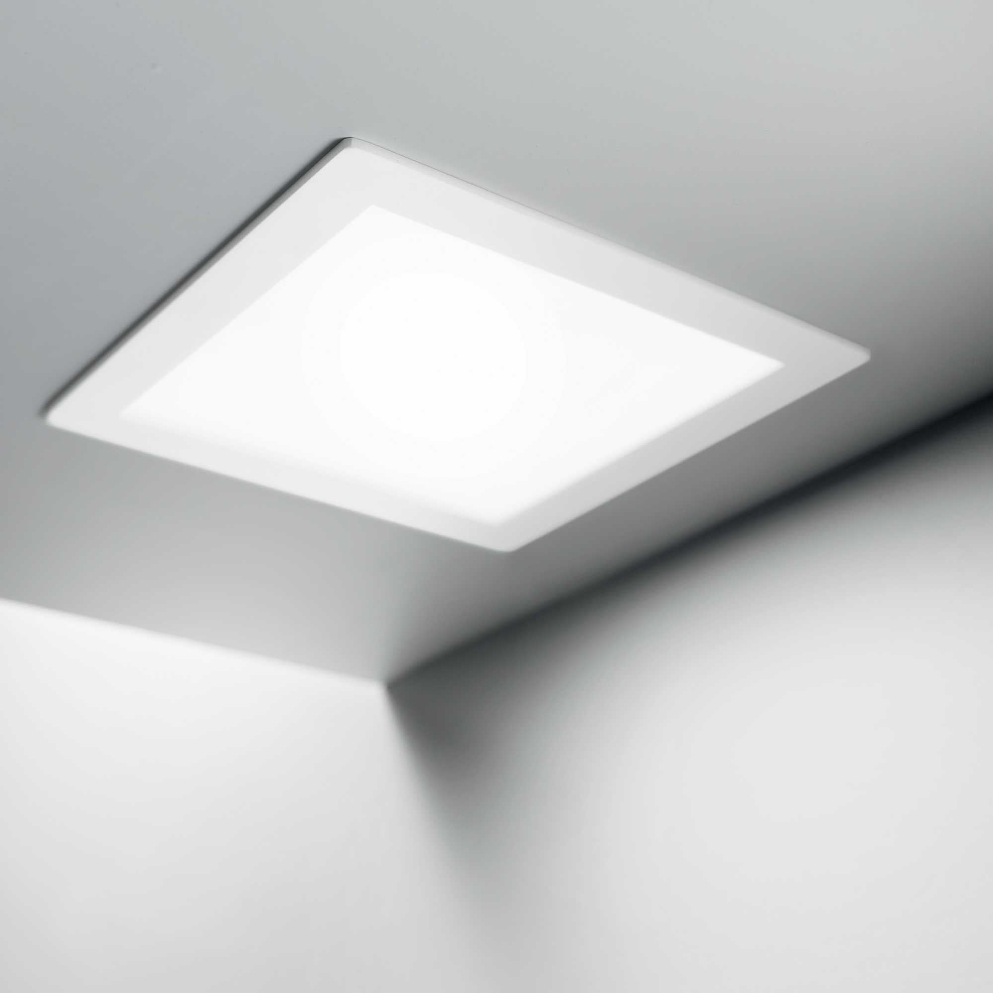 Groove fi 30w square 3000k Faretto incasso LED quadro bianco opaco IP20