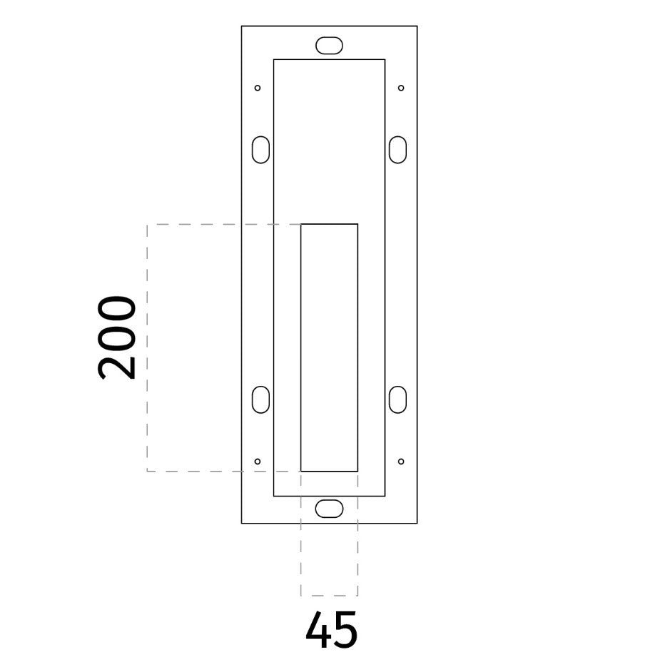1301A Segnapasso da incasso GU10 Ø35 mm