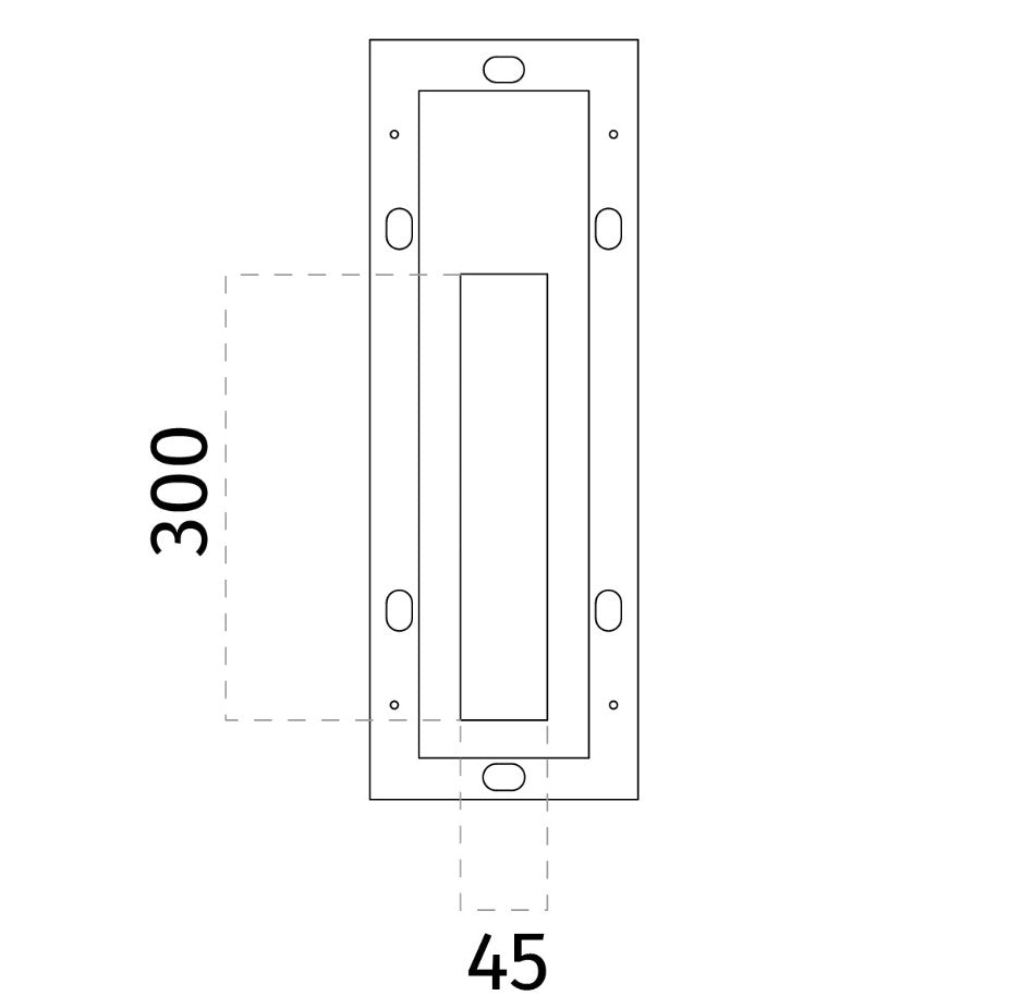 1301B Segnapasso da incasso GU10 Ø35 mm