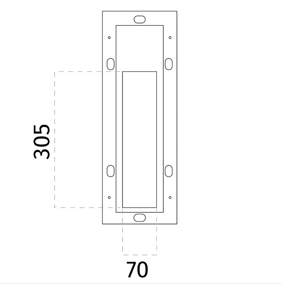 1301C Segnapasso da incasso GU10 Ø50 mm