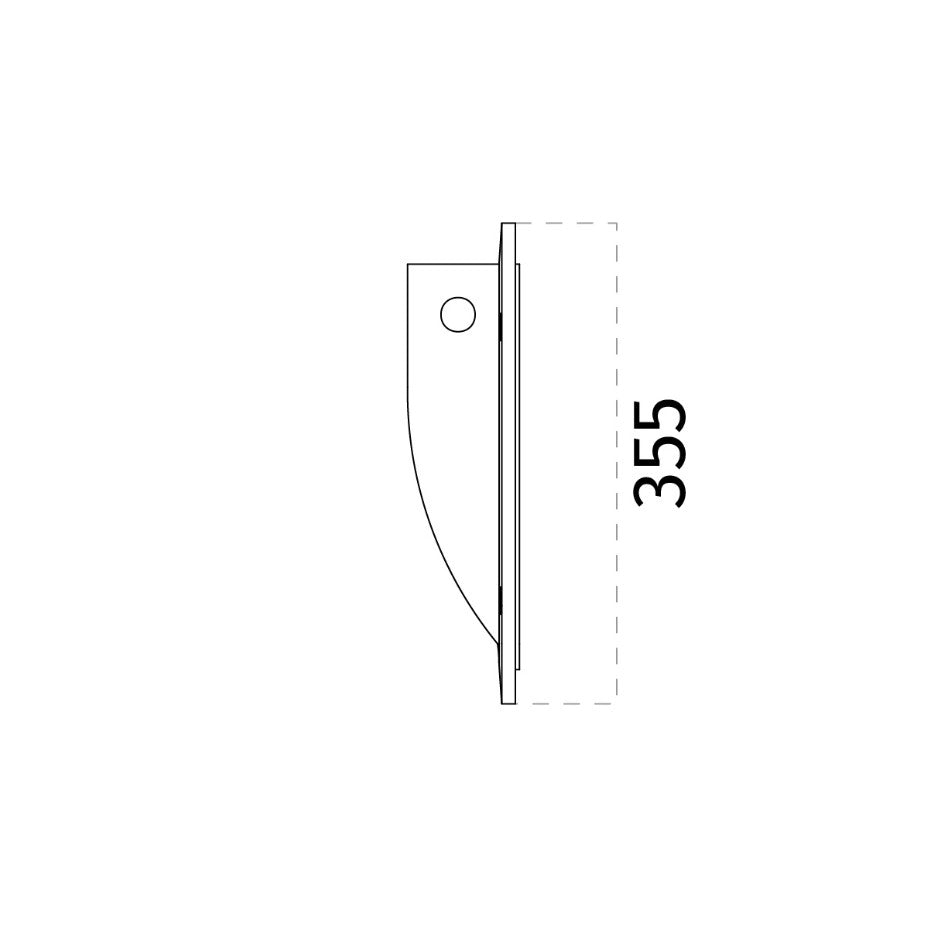 1301D Segnapasso da incasso LED