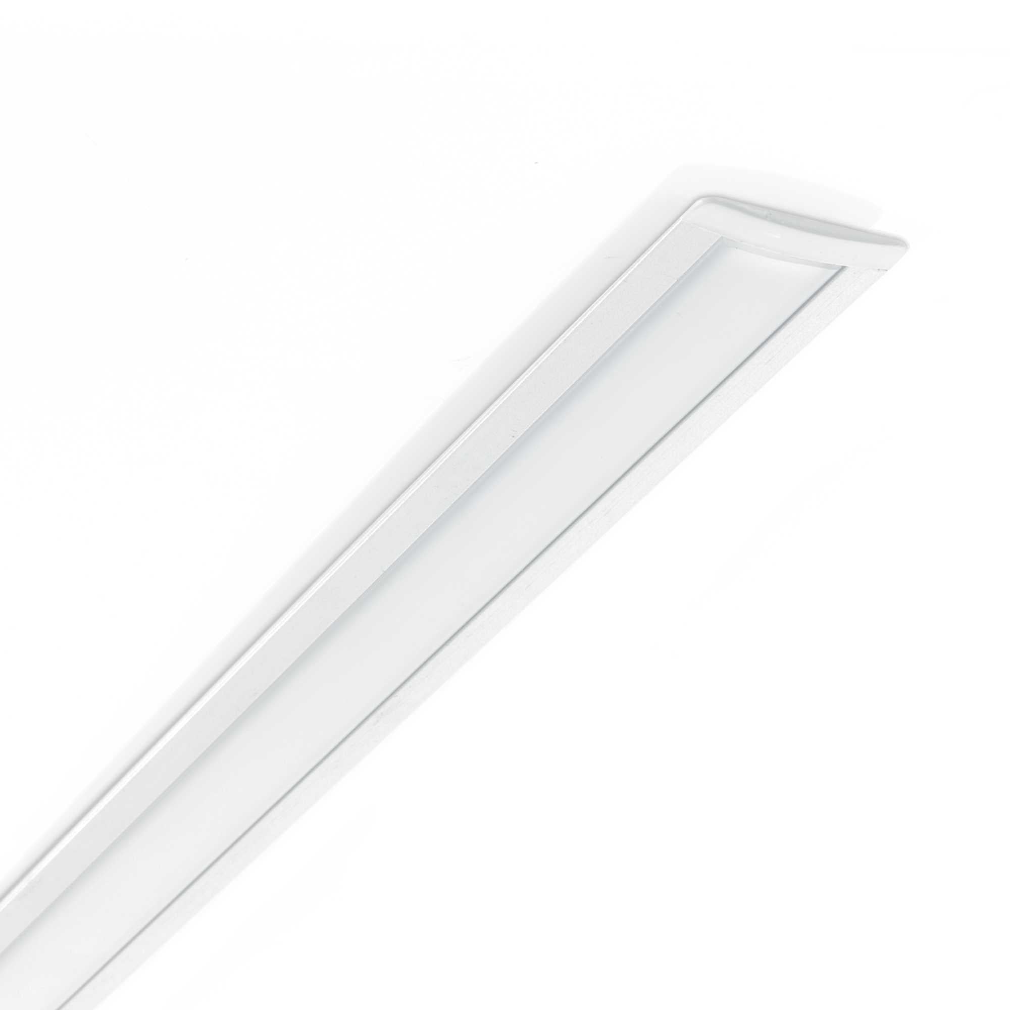 Slot recessed trim d25xd5 2000 mm profilo alluminio incasso