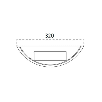 2483A Applique LED 18W