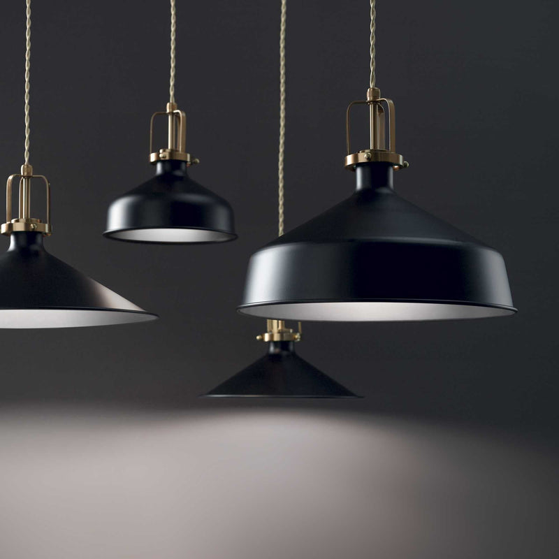Eris-1 sp1 Lampadario sospensione in metallo nero