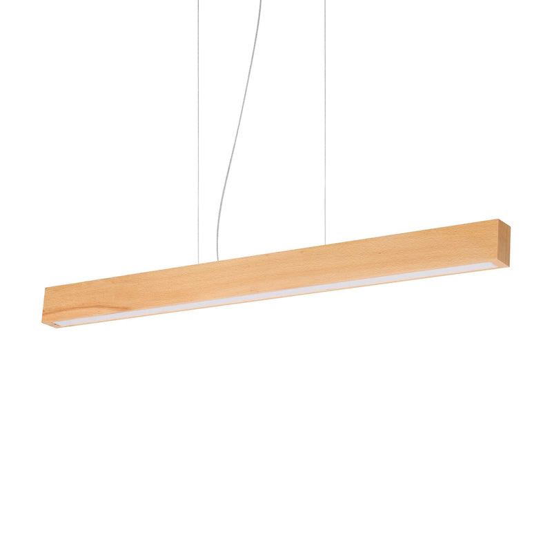 Craft sp Lampadario sospensione LED in legno naturale
