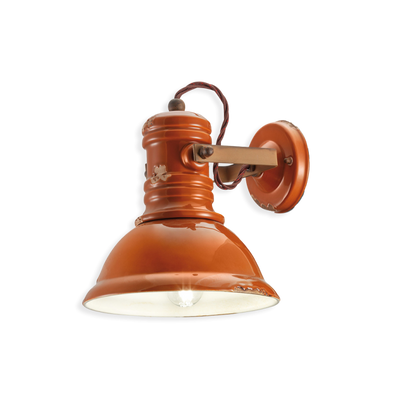 Industrial C1693 lampada parete ceramica decorata