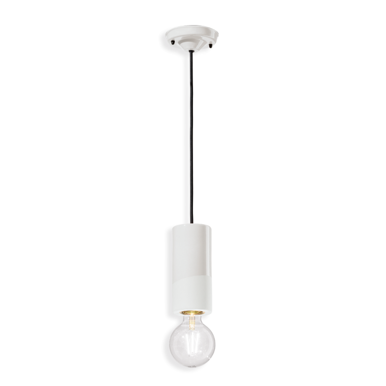 PI C2501 lampadario sospensione ceramica decorata diametro 8 cm