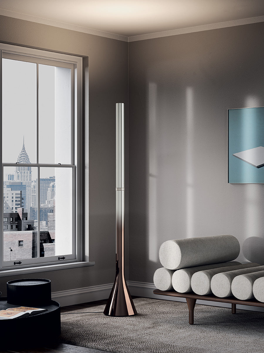 Croma PT Bronzo Lampada da terra LED