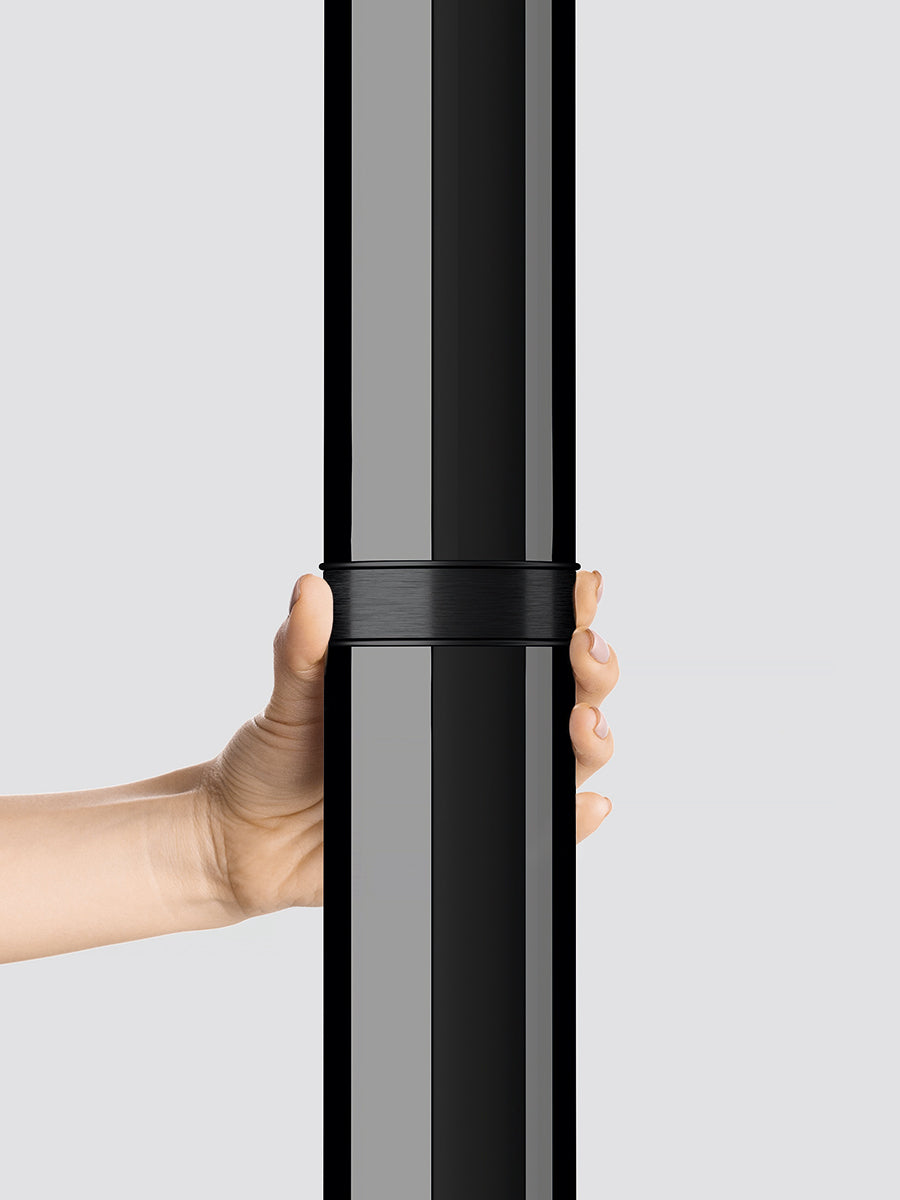 Croma PT Nero Opaco Lampada da terra LED