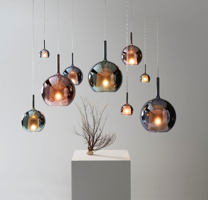 Glo Medium Lampadario sospensione in vetro borosilicato