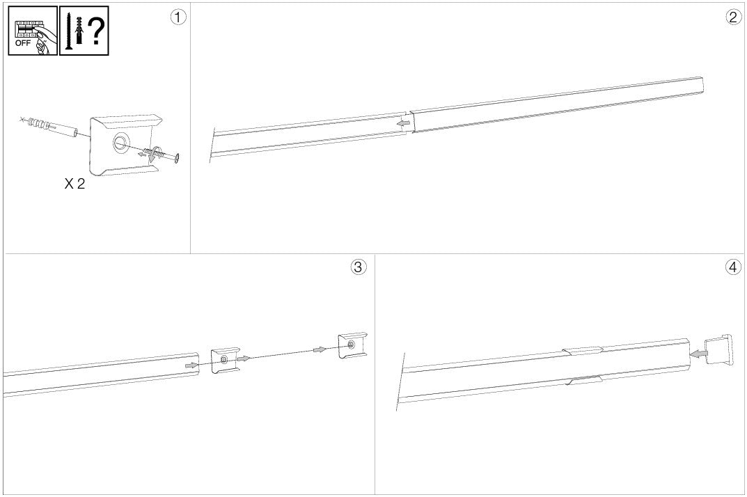Slot surface d15xd5 2000 mm profilo alluminio superficie
