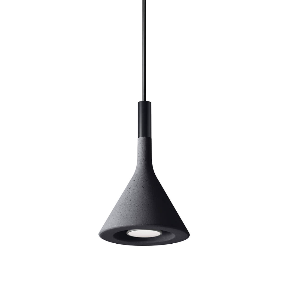 Aplomb Mini Lampadario a sospensione in cemento e alluminio