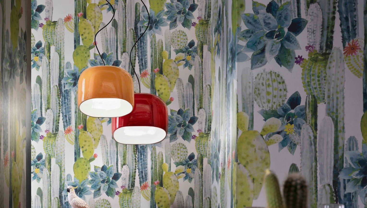 Ayrton C2550 lampadario sospensione ceramica decorata