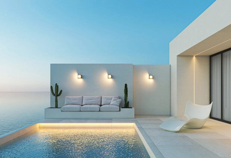 Blis Q Applique lampada da parete per esterno LED 2700/3200/4000K IP65