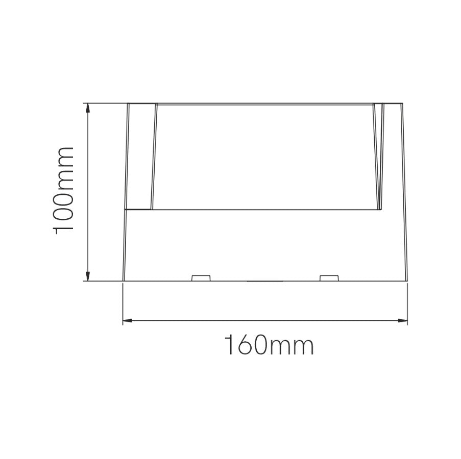 Blis Q Applique lampada da parete per esterno LED 2700/3200/4000K IP65