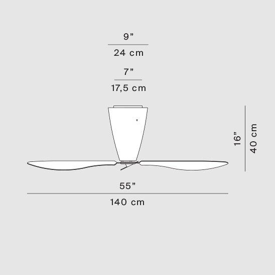 Blow ventilatore da soffitto con telecomando