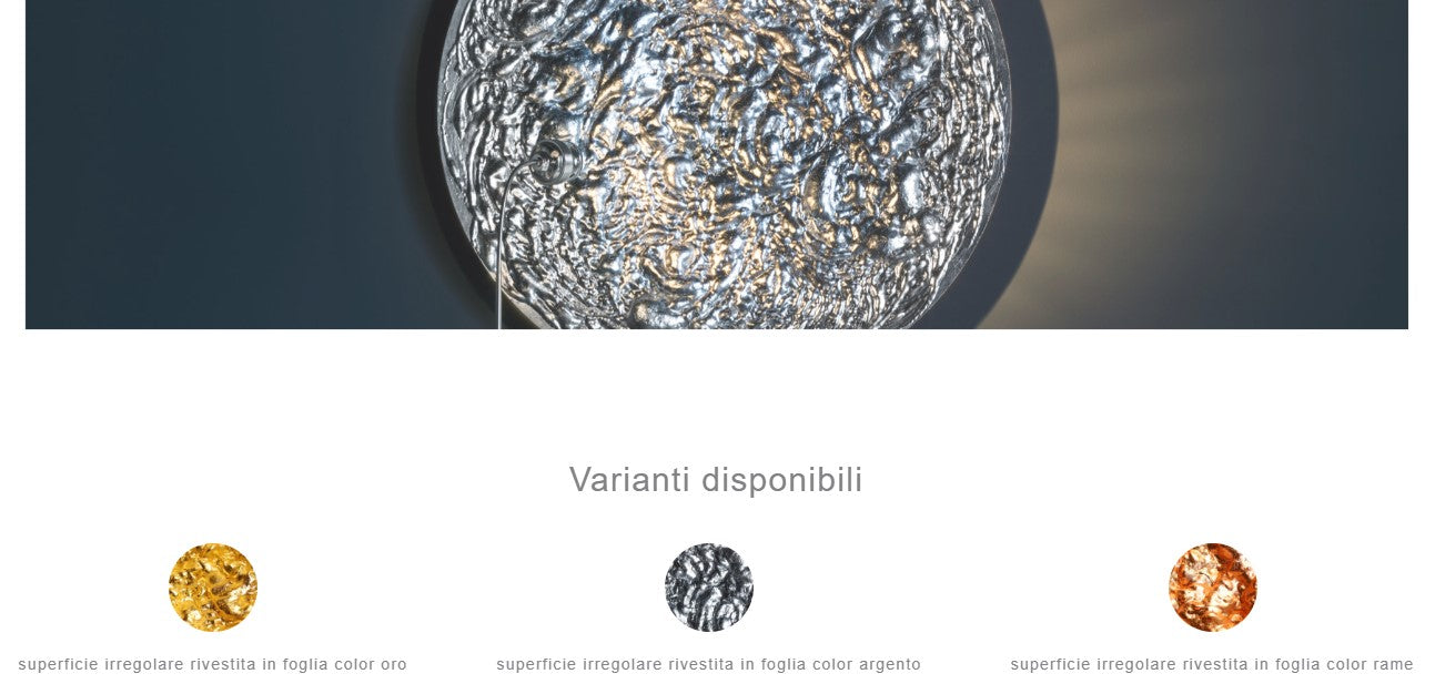 Stchu-Moon 08 lampada da parete terra