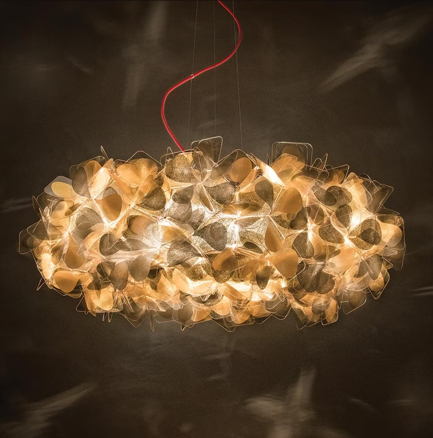Clizia Mama Non Mama Sospensione Large Gold Lampadario diametro 78 cm.