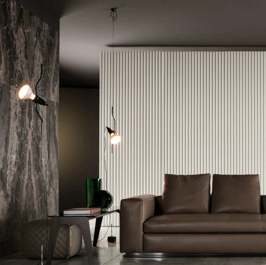 Parentesi Dimmer Lampada da terra nickel