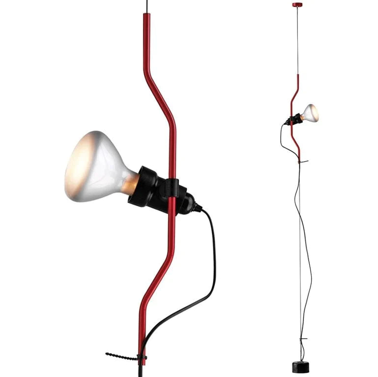 Parentesi Dimmer Lampada da terra nickel