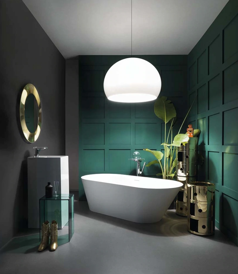 Small FL/Y Sospensione Oro Metallizzato
