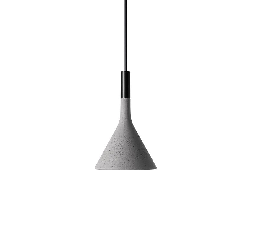 Aplomb Mini Lampadario a sospensione in cemento e alluminio