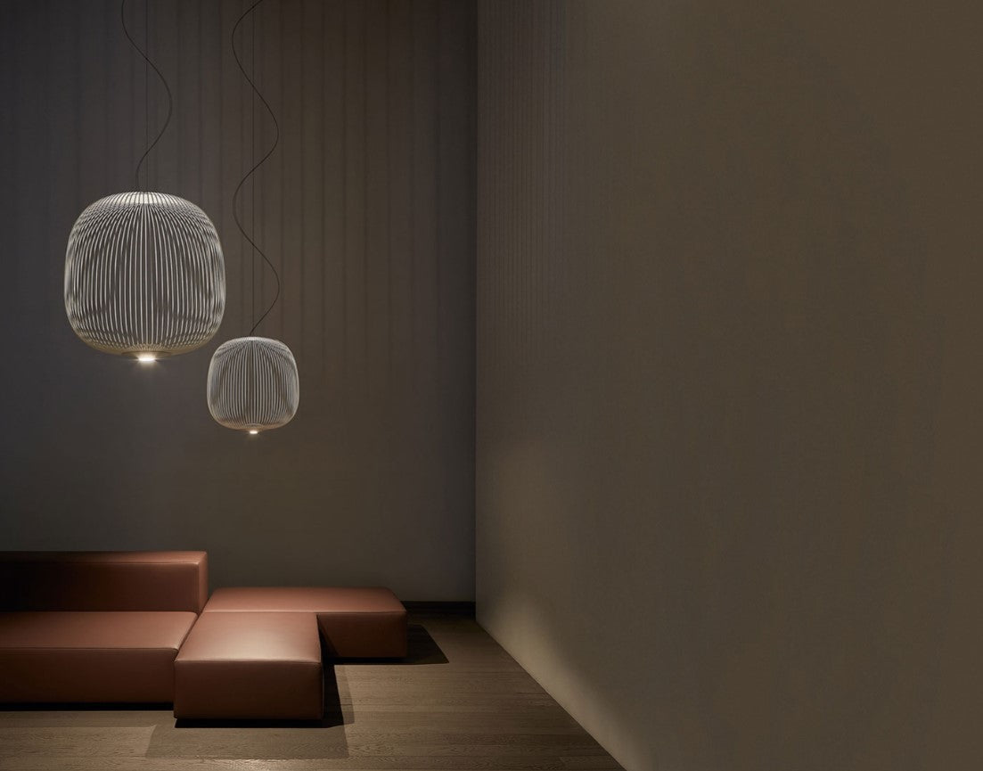 Spokes 2 Lampadario a sospensione Led in acciaio e alluminio