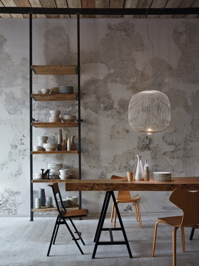 Spokes 2 Lampadario a sospensione Led in acciaio e alluminio