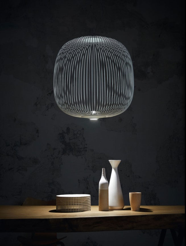 Spokes 2 Lampadario a sospensione Led in acciaio e alluminio