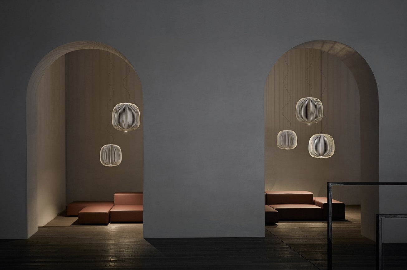 Spokes 2 Lampadario a sospensione Led in acciaio e alluminio